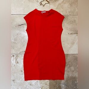 Zara Red Sleeveless Dress